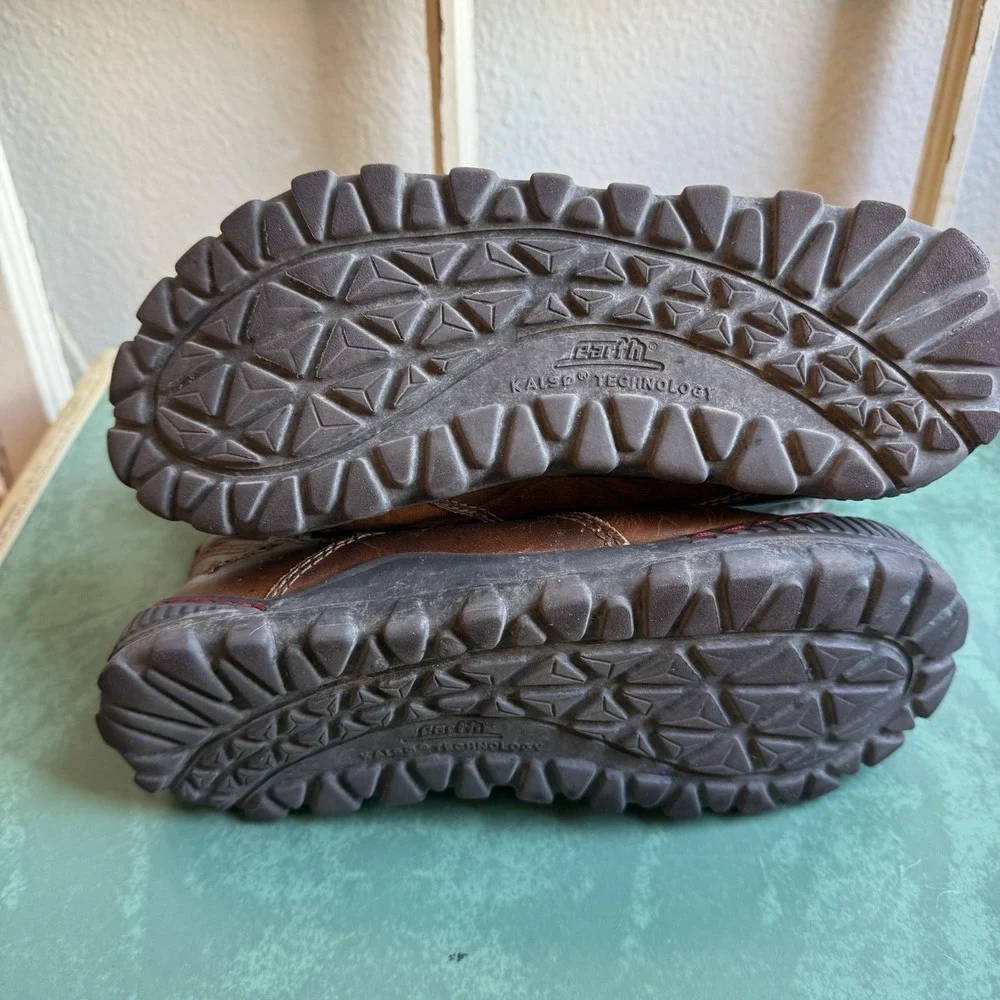 Earth Kalso Central Leather Winter Boots 6B Faux Fur Lined Thinsulate Gorpcore